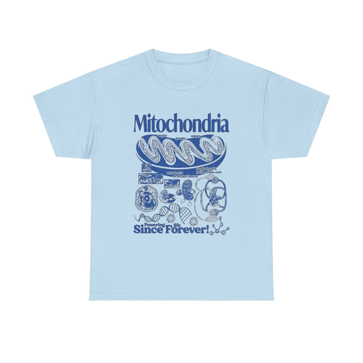 Mitochondria Vintage Science T-Shirt, Retro Biology Graphic Tee, 90s Academic Cell Diagram Shirt, Geek Lab Humor Top, STEM Learning Gift