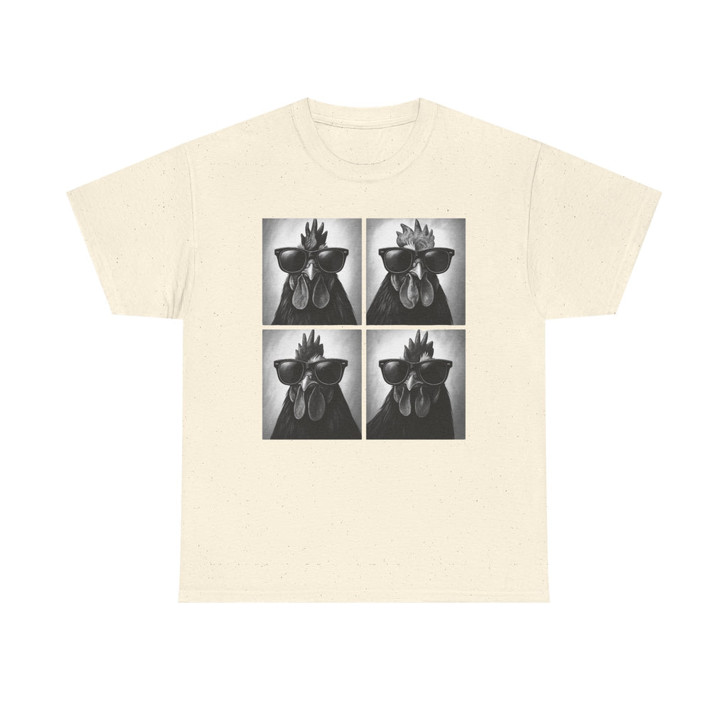 Comfort Colors® Photobooth Chicken Shirt, Funny Rooster Shirt, Funny Chicken Shirt, Chicken With Sunglasses, Farm Animal, Women Chicken Tees