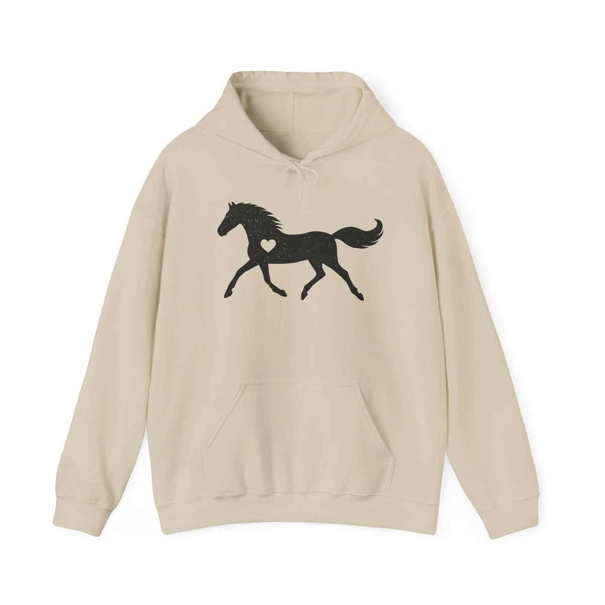 Glitter Horse Hoodie, Horse Lover Gift, Horse Lover Sweatshirt, Heart Hoodie, Equestrian Hoodie, Gift For Horse Lover, Gift For Her