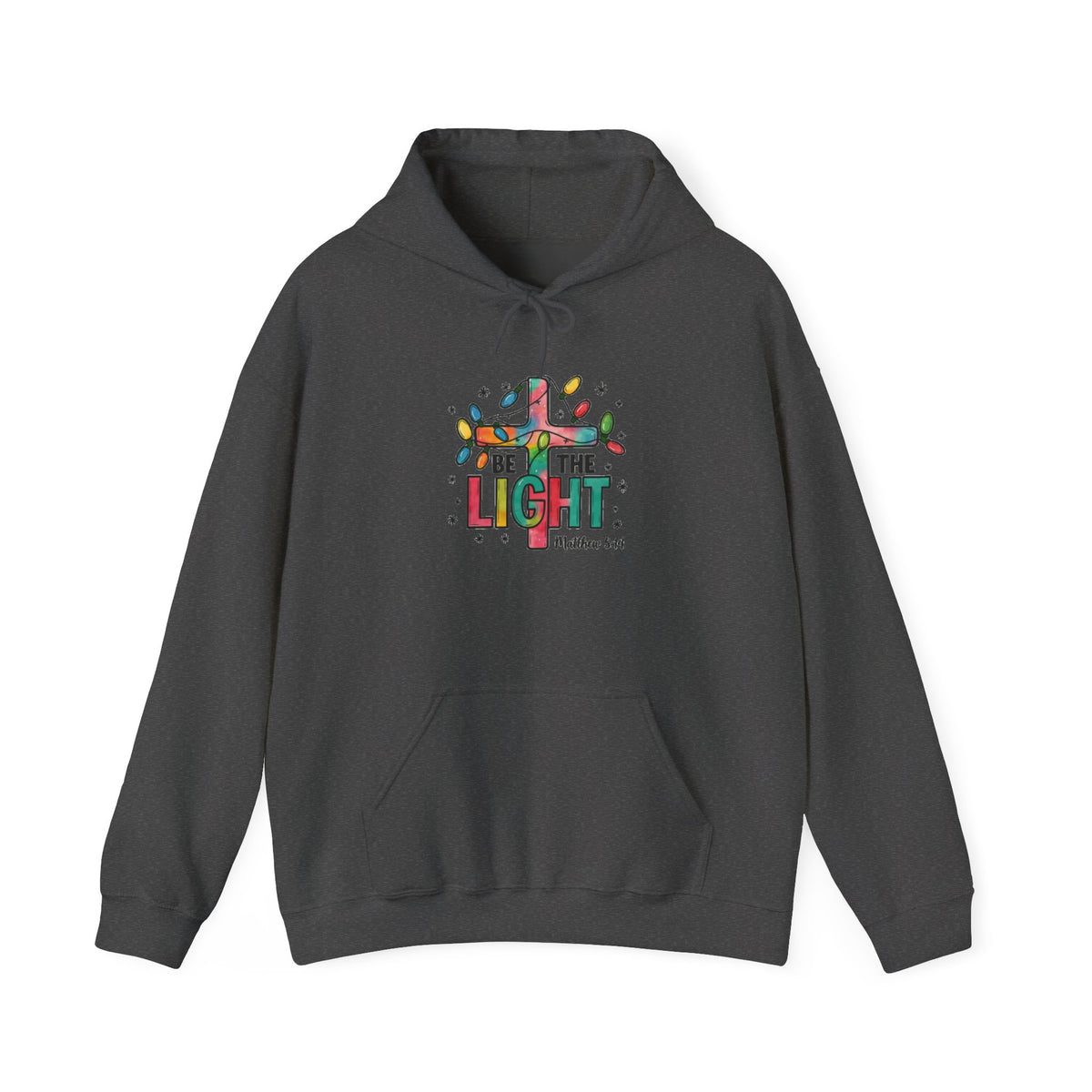 Christmas Christian Hoodie Be The Light Xmas Religious Hoodie For Women Bible Verse Scripture Colorful Cross Christmas Hoodie