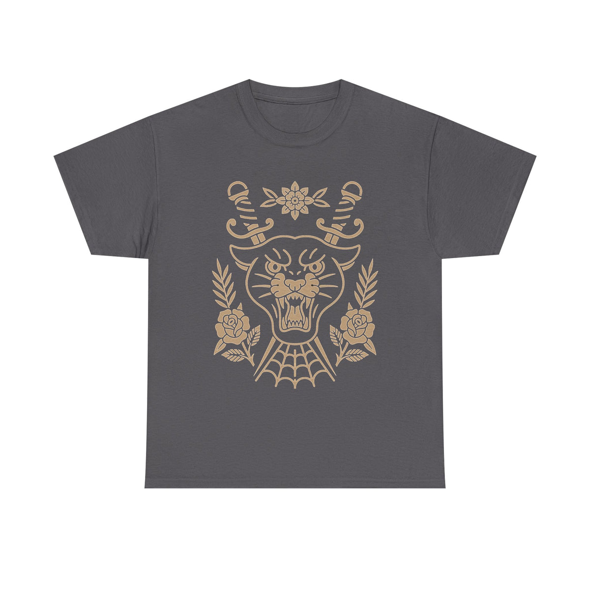 Panther Traditional Tattoo Flash Shirt Alt Grunge Streetwear Western Graphic Tee Yallternative Aesthetic Clothes Trendy Tattoo Artist Tshirt