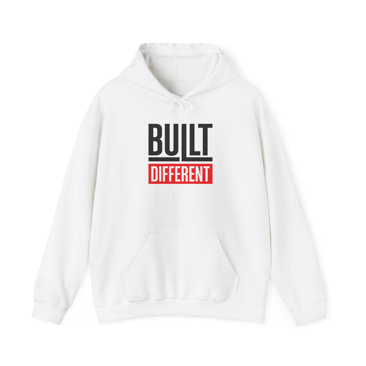 Built Different Hoodie: Motivational Entrepreneur Sweatshirt
