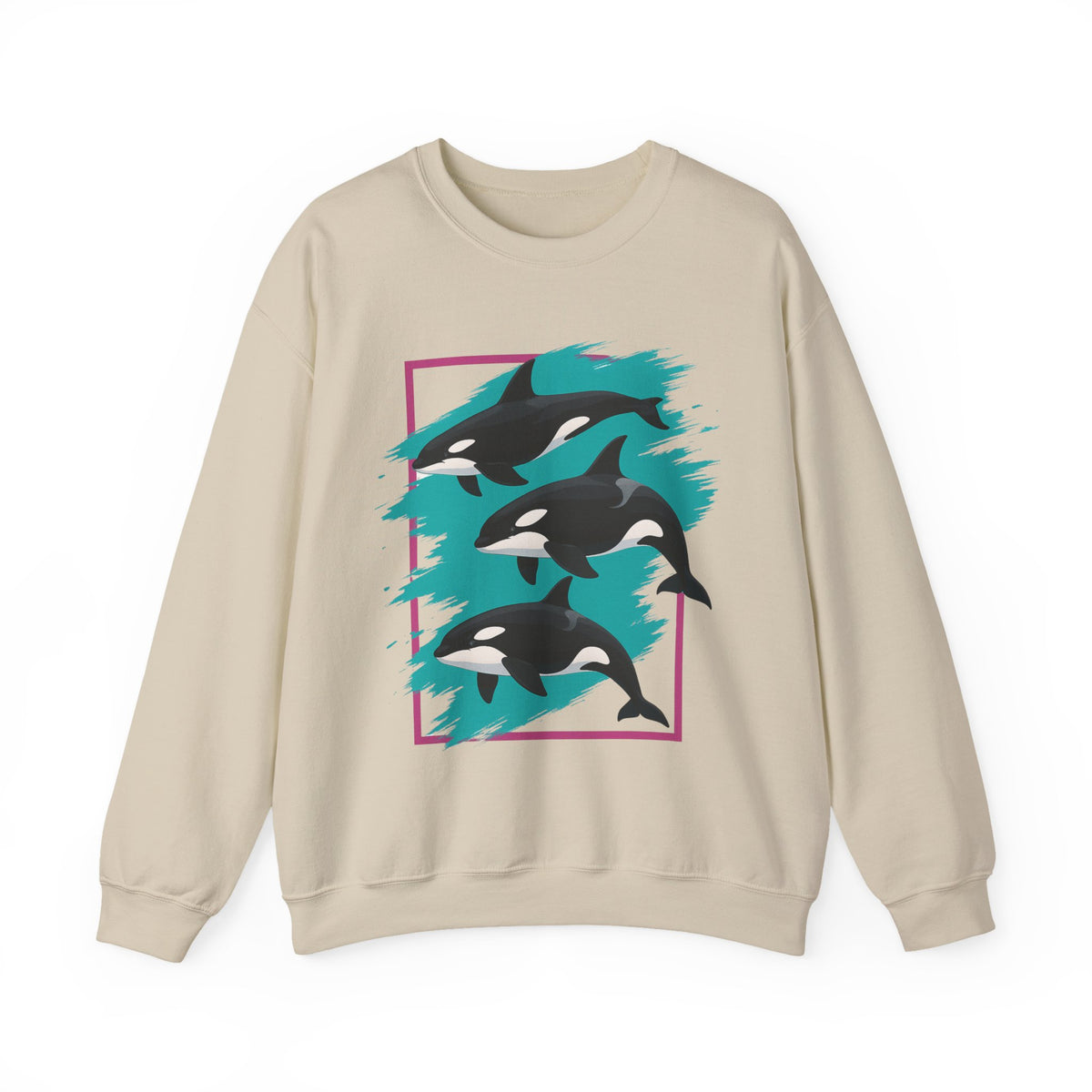 90s Orca Whale Sweatshirt Retro Environmental Graphic Crew Neck Sweatshirt Ocean Conservation Indie Crewneck Vintage Y2K Environment Sweater