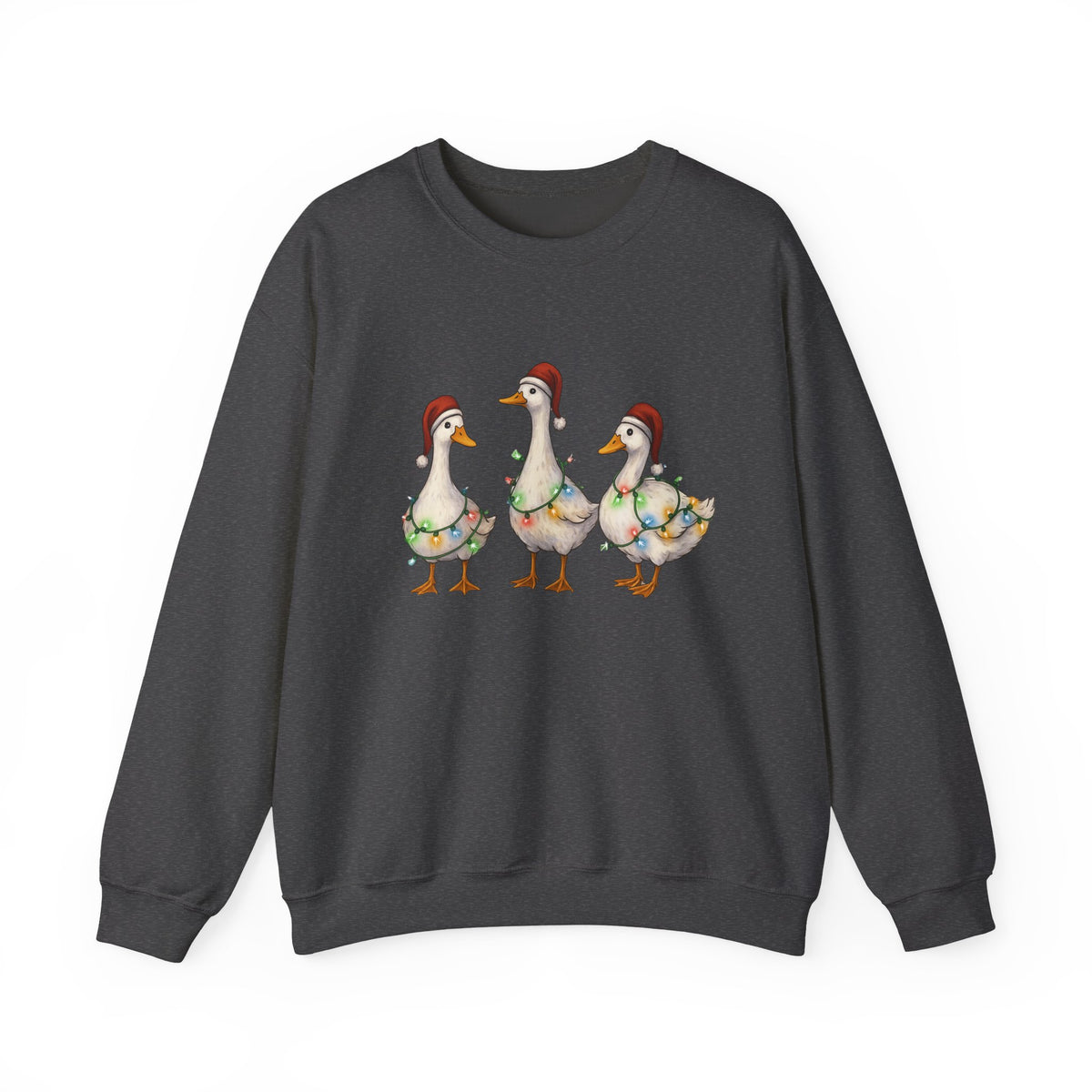 Christmas Duck Lights Sweatshirt: Funny Holiday Sweater