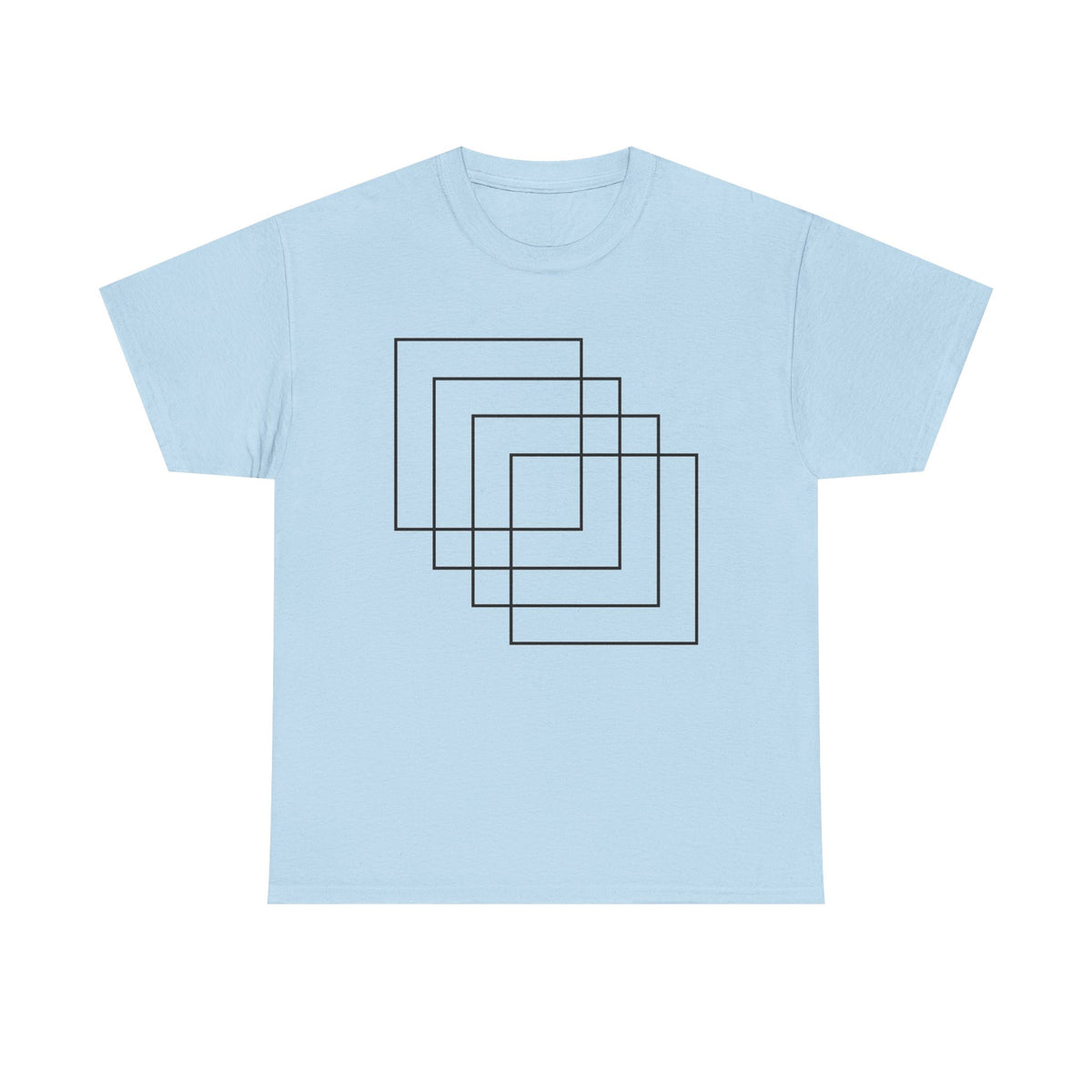 Abstract Graphic Tee, Abstract Squares Shirt, Minimalist T-shirt, Shapes Tee, Line Art, Geometric Shirt, Boho Modern Shirt, Square Tee, Gift