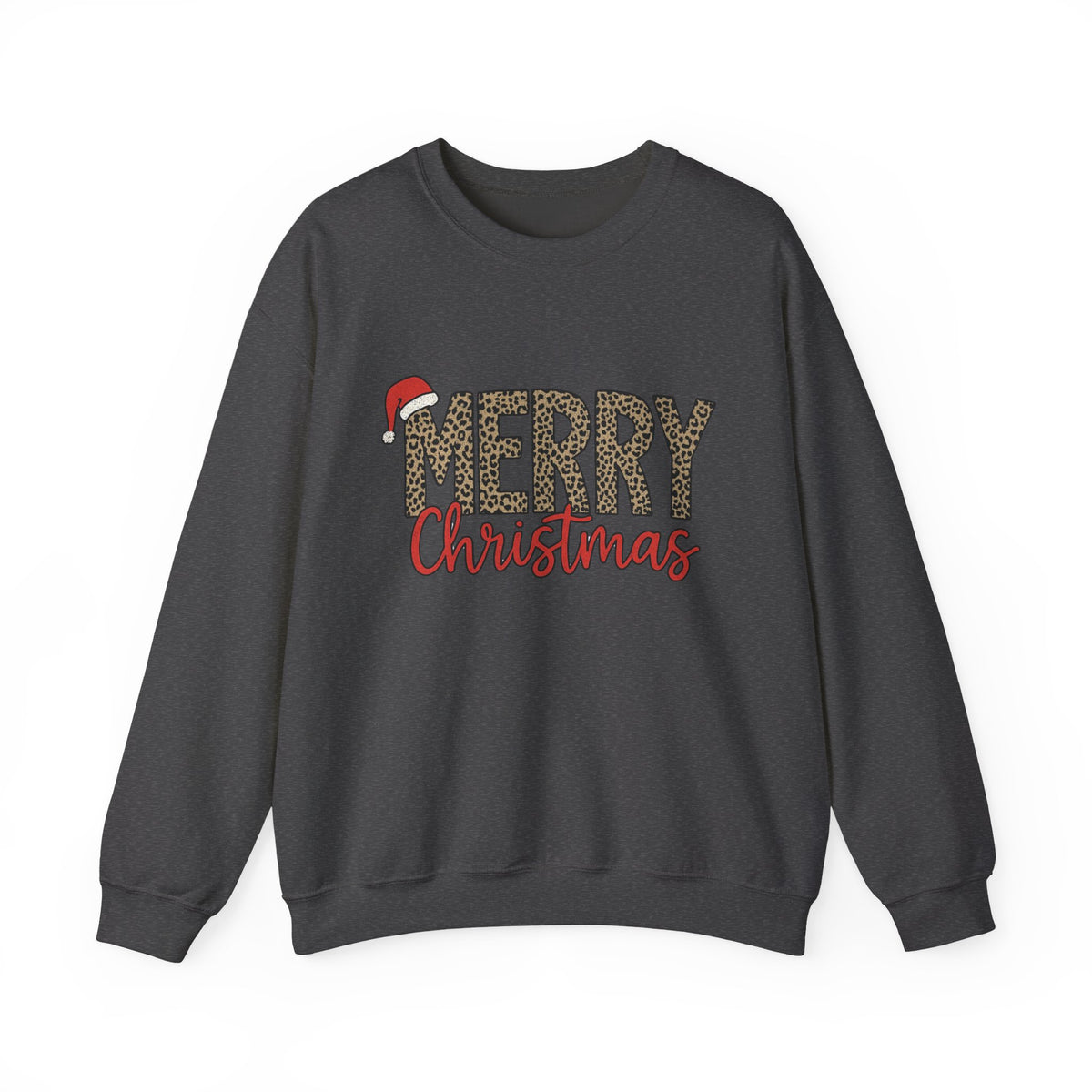 Leopard Christmas Sweatshirt, Cute Christmas Shirt, Christmas Sweater, Women Christmas Tee, Leopard Lover Sweater, Christmas Gift for Mother