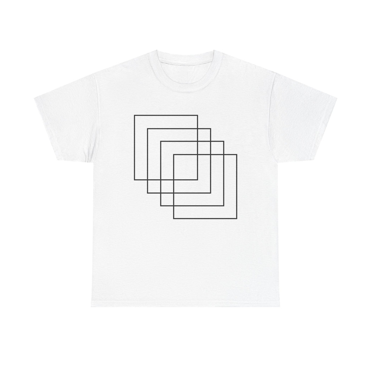Abstract Graphic Tee, Abstract Squares Shirt, Minimalist T-shirt, Shapes Tee, Line Art, Geometric Shirt, Boho Modern Shirt, Square Tee, Gift