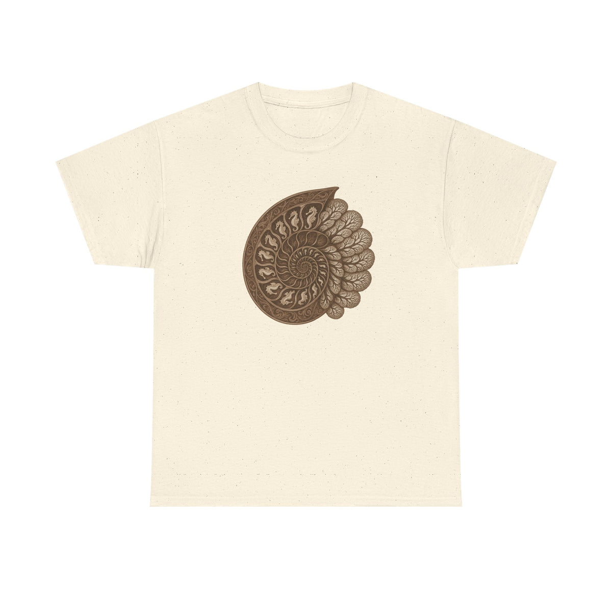 Fibonacci Forest Shell T-Shirt: Celtic Knot Sacred Geometry