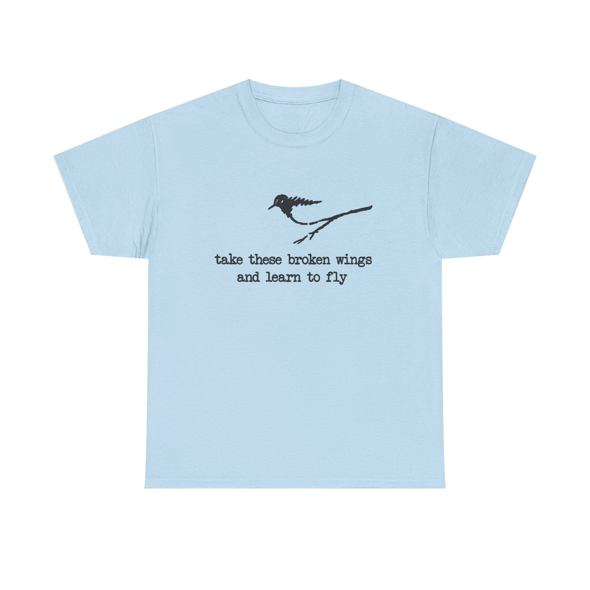 Inspirational Bird T-Shirt: Motivational Gift for Free Spirits