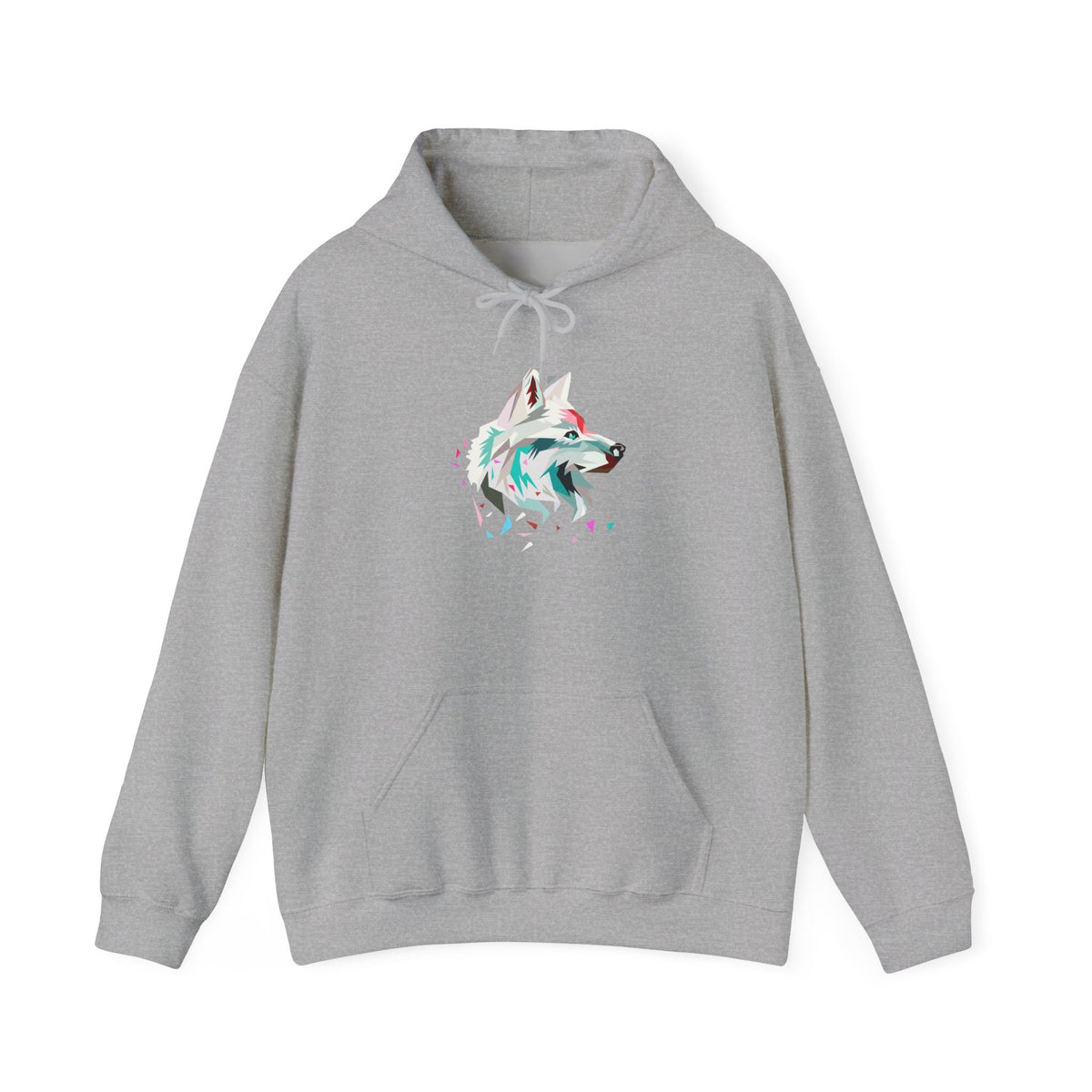 Wolf hoodie for Men Women Girl sweatshirt Nature Animal Unisex raglan for Teens Geometric Wolf Illustration Guy Graphic hoodie Gift idea