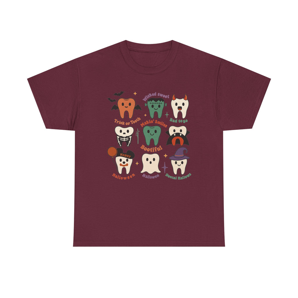 Cute Halloween Tooth Sweatshirt, Dental Hygienist Halloween Shirt, Dentist Appreciation Crewneck, Funny Tooth Costume T-shirt
