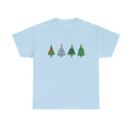 Christmas Trees Shirt, Cute Holiday Tee, Festive Xmas Graphic, Retro Winter Tree Design, Christmas Party Outfit