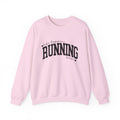 Life Happens Running Helps Sweatshirt, Runner Hoodie, Marathon Athlete Sweatshirt, Fitness Running Shirt, Shirt for Runner, Gift for Runner