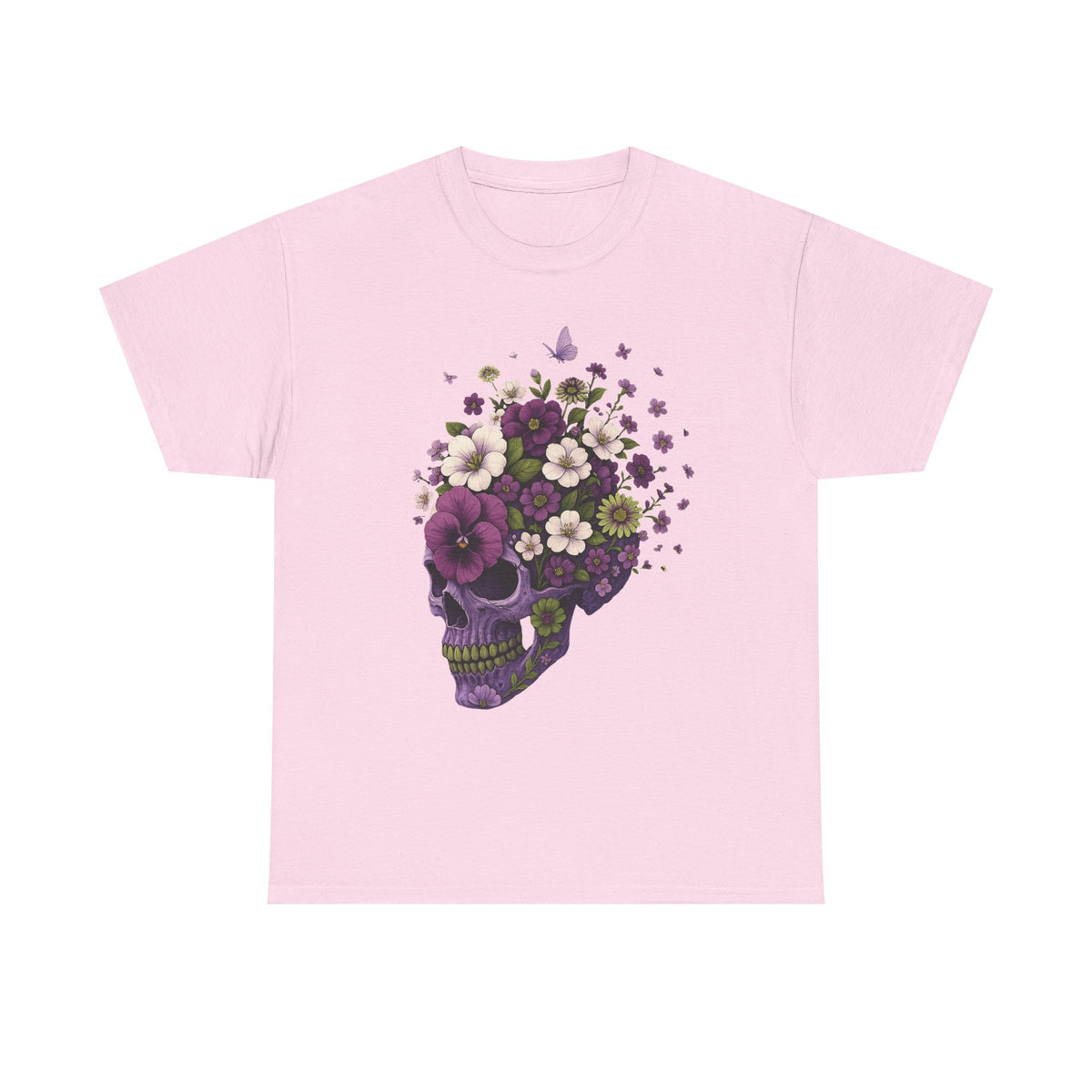Flower Sugar Skull T-Shirt, Day of the Dead, Dia de los Muertos