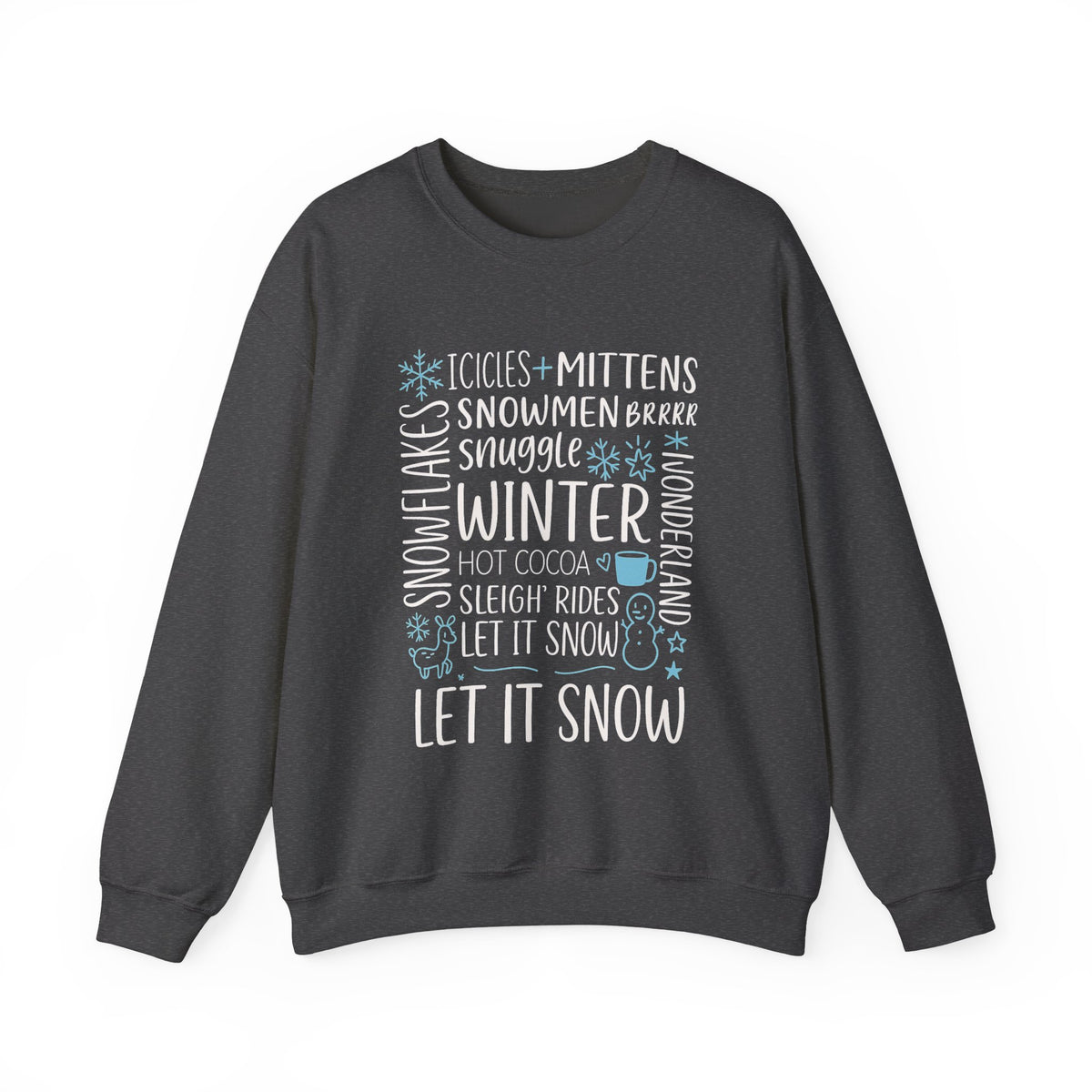 Let It Snow Sweatshirt, Cozy Season Sweatshirt, Freezing Season Shirt, Winter Holiday Gift, Winter Sweatshirt, Winter Shirt, Fall Shirts