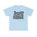 Oregon T-Shirt: Floral State Souvenir, Unisex Cotton Tee