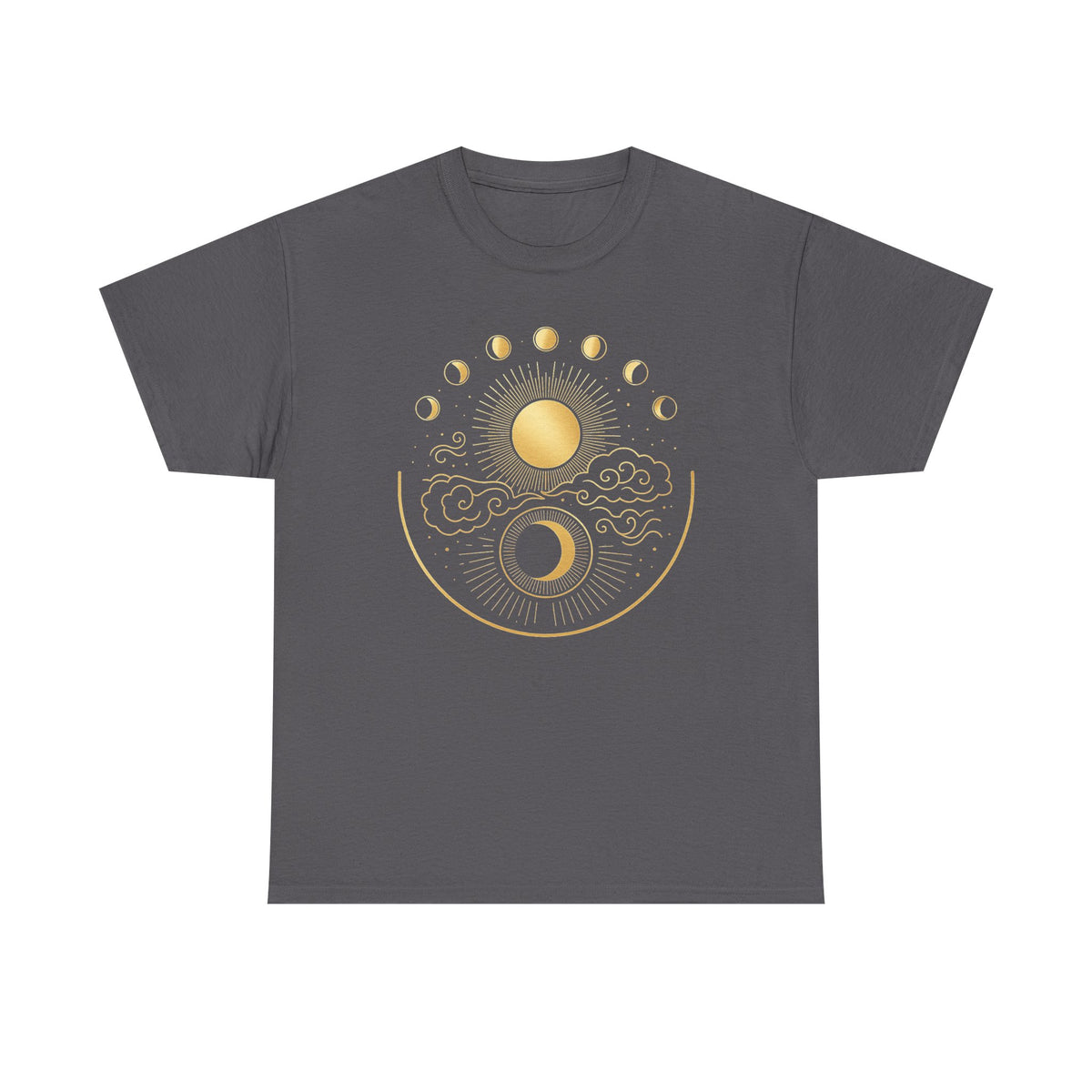 Mystic Moon And Sun Shirt, Mystical Moon Phase Shirt, Moon Phase T-Shirt, Boho Vintage Moon Shirt, Celestial Moon Shirt, Spiritual T-Shirt