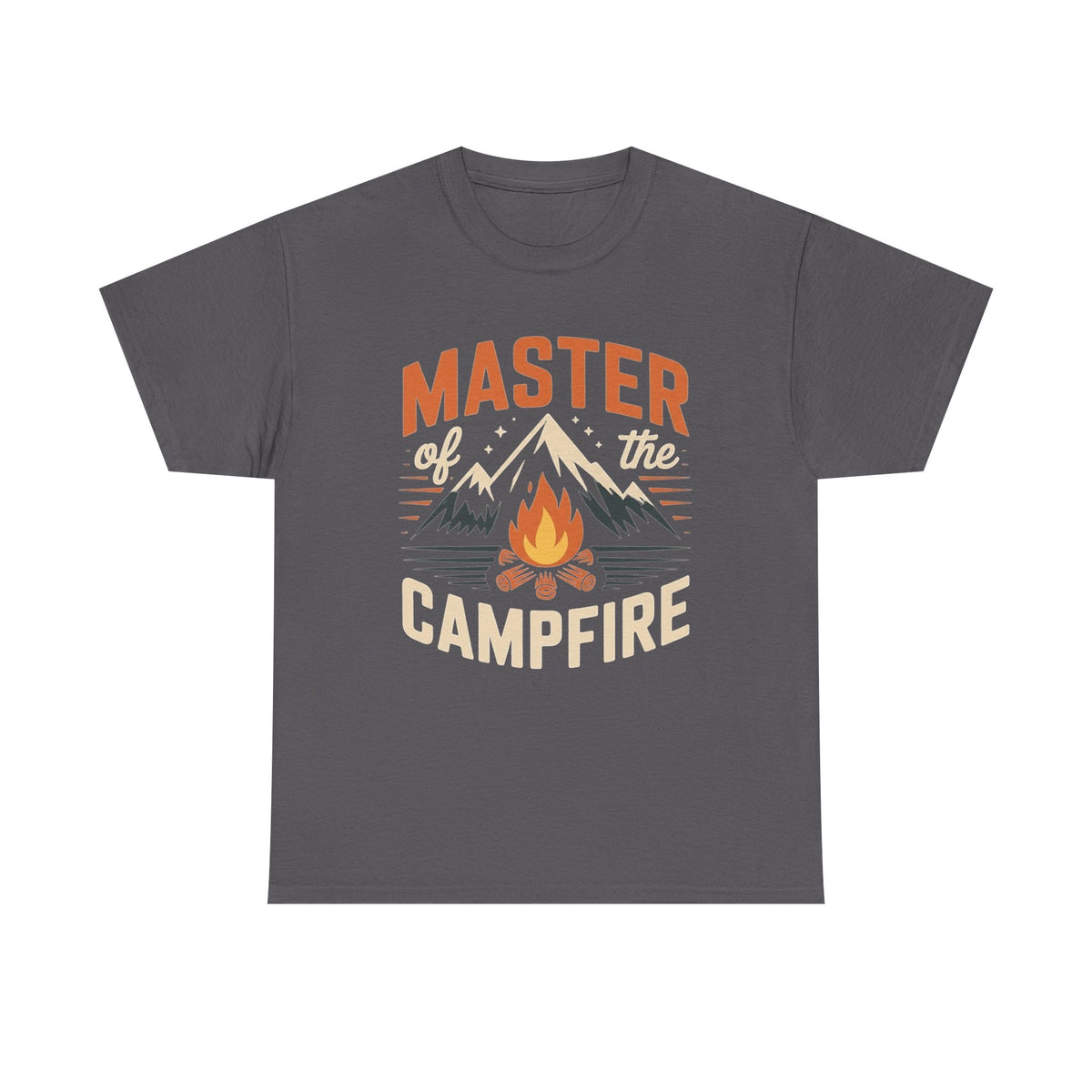Master of the Campfire Shirt | Funny Camping Tee | Outdoor Adventure Gift | Mountain Lover Apparel | Bonfire Night Hiking Top for Dads & Cam