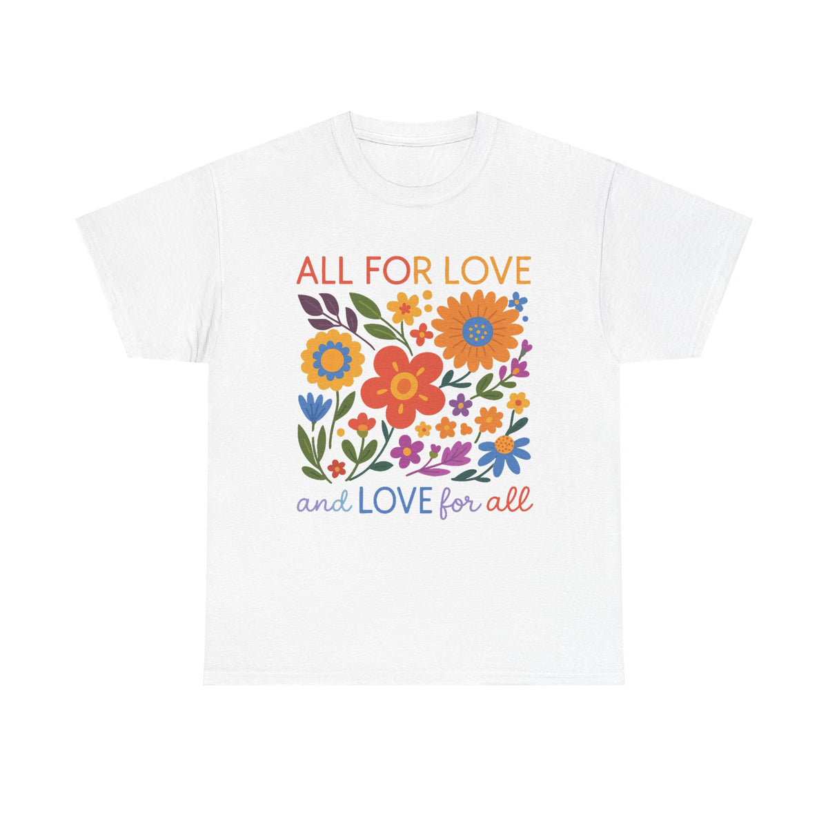 All For Love Love For All Shirt, LGBTQ Shirt, Pride Shirt, LGBTQ Pride Shirt, Pride Love Shirt, LGBTQ Pride Shirt, Gift For Pride