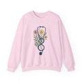Floral Stethoscope Sweatshirt, Nurse Gift for Women, Doctor Appreciation Shirt, Healthcare Worker Floral Top, RN Pullover, Medical Tee