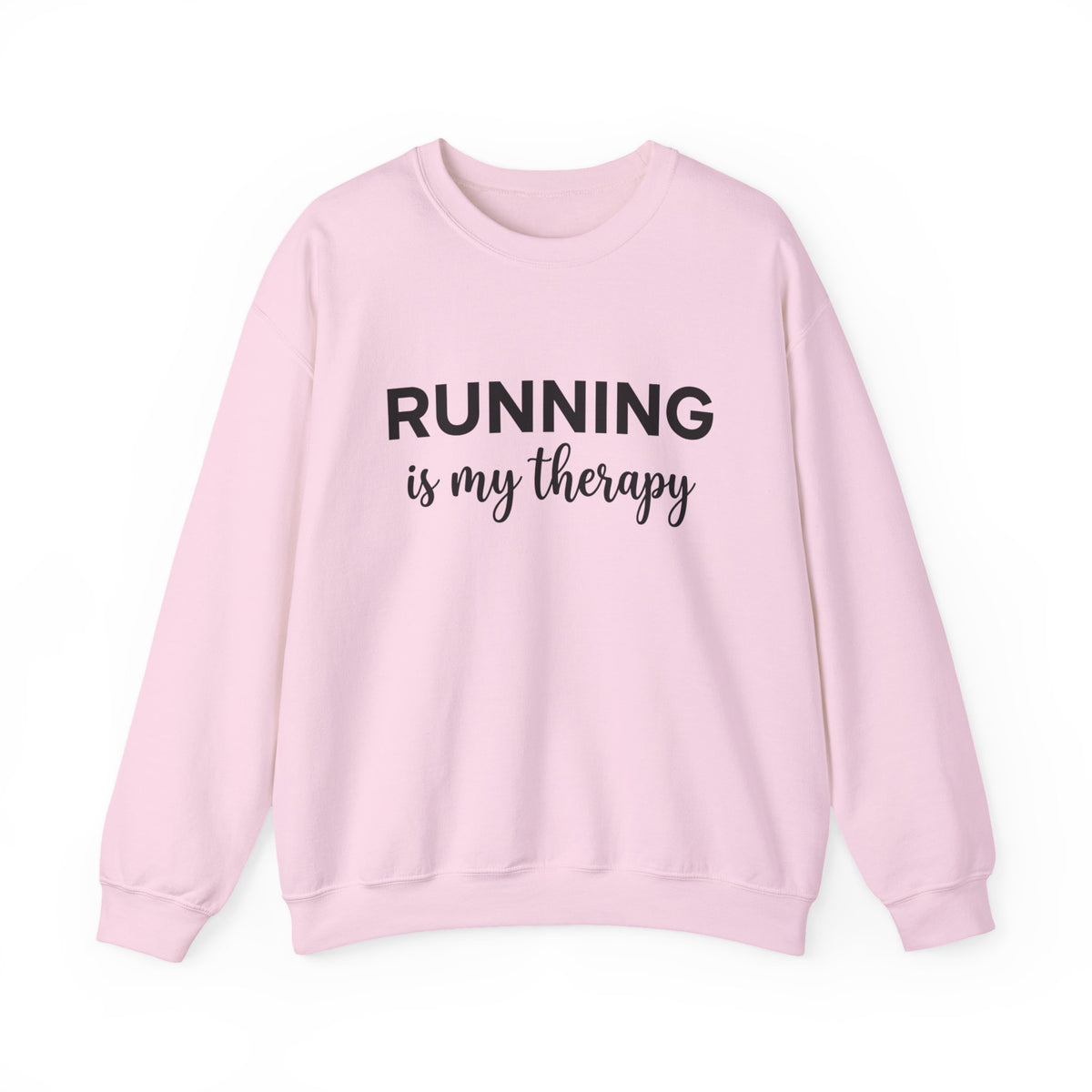 Running Is My Therapy Sweatshirt, Gym Sweatshirt,Running Gifts,Runner Sweatshirt