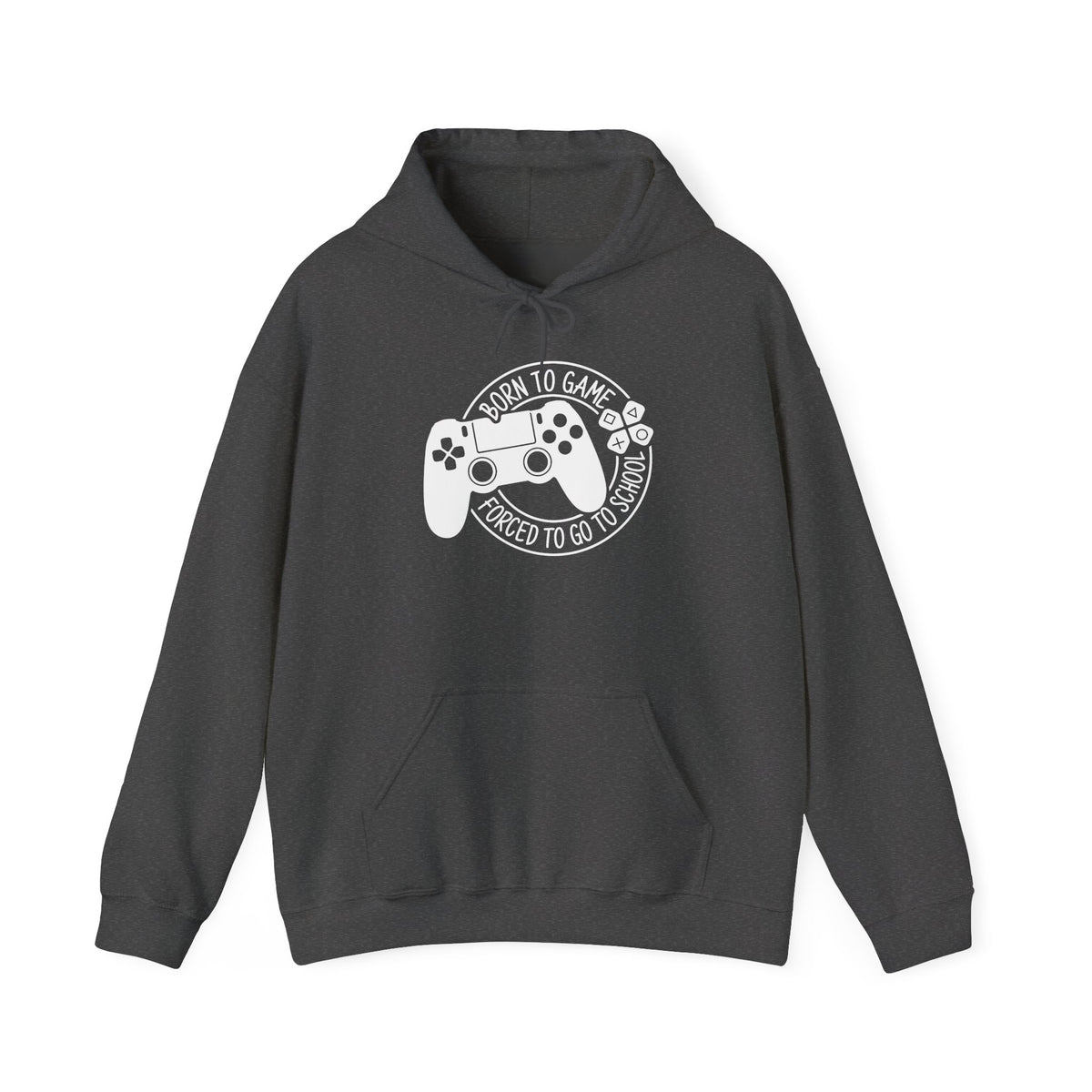 Funny Gamer Hoodie, Born to Game, School Sweatshirt
