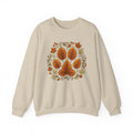 Fall Leaf Paw Sweatshirt, Halloween Dog Paw Sweatshirt, Dog Lover Shirt, Dog Mom Gift Shirt, Fall Gift Tees, Autumn Shirt, Dog Paw Gift