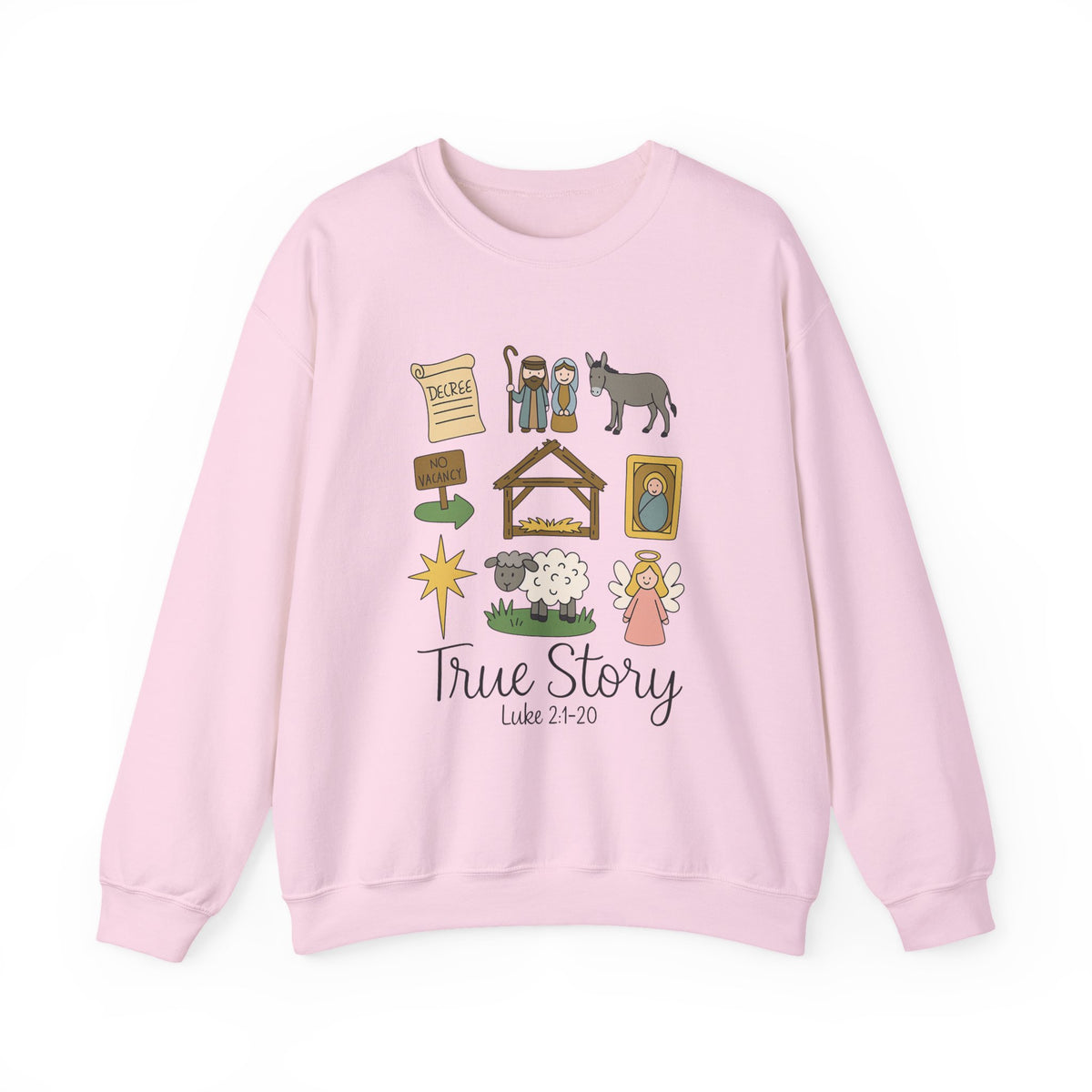 Christmas True Story Sweatshirt, True Story Xmas Shirt, Jesus Christmas Sweatshirt, Nativity Scene Christmas Sweater, Christian Jesus Shirt