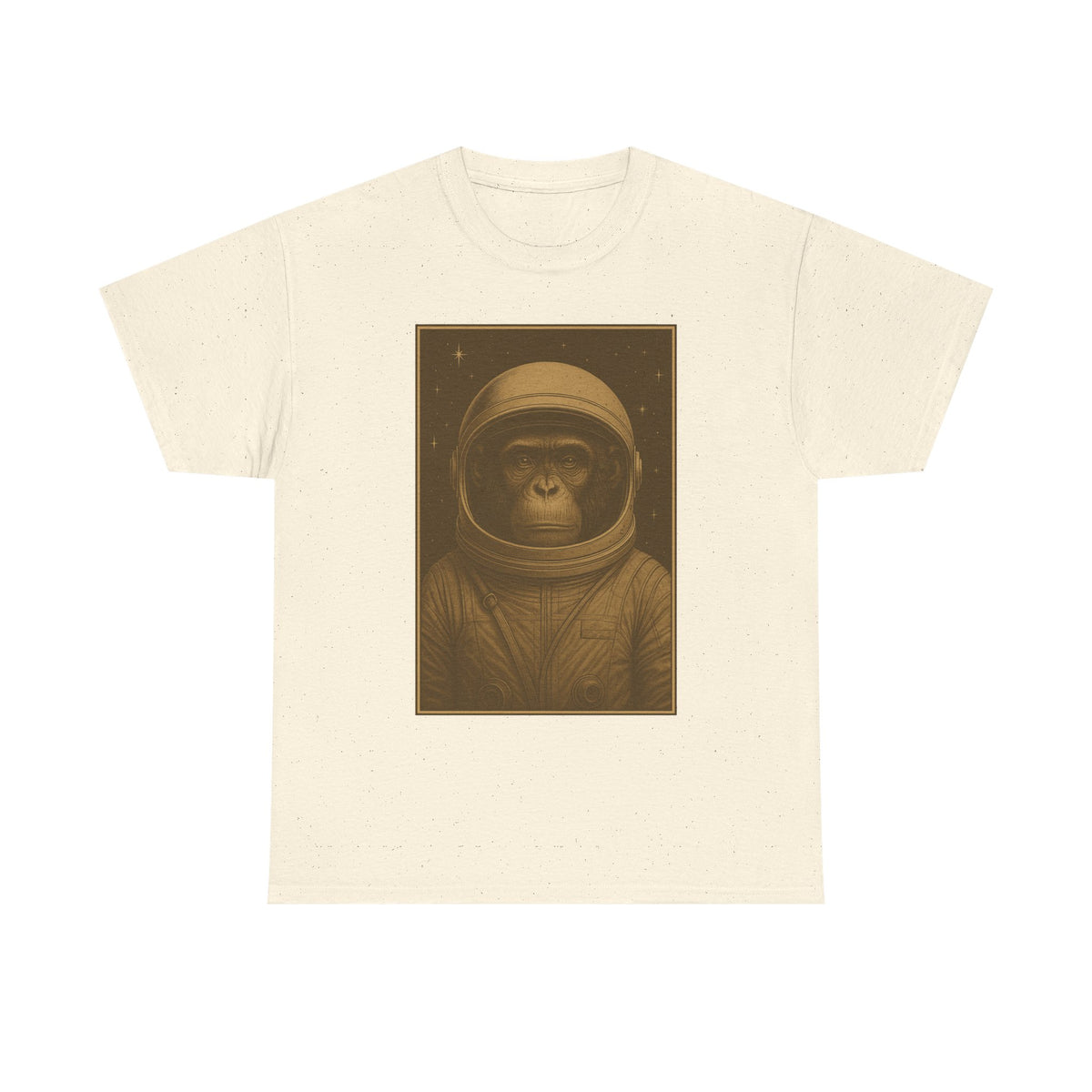 Vintage Monkey Astronaut Shirt, Retro Space Monkey T-shirt, Funny Vintage Monkey In Helmet, Monkey In Outer Space Tee Shirt