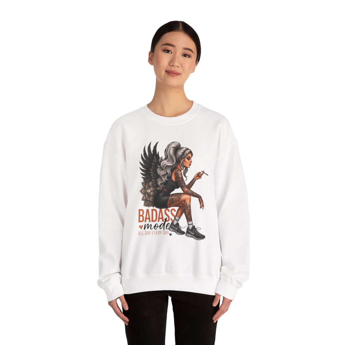 Badass Mode PNG, Funny Png, Sarcastic Png, Sarcasm Png, Sassy Png, Tattoo Woman, Funny Adult, Snarky, Sublimation Designs, Digital Download