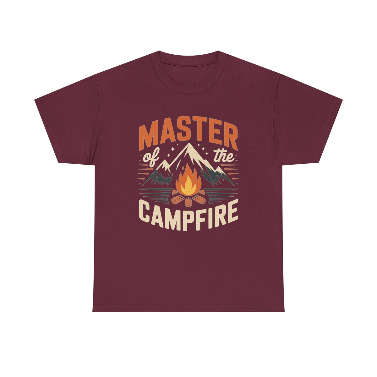 Master of the Campfire Shirt | Funny Camping Tee | Outdoor Adventure Gift | Mountain Lover Apparel | Bonfire Night Hiking Top for Dads & Cam