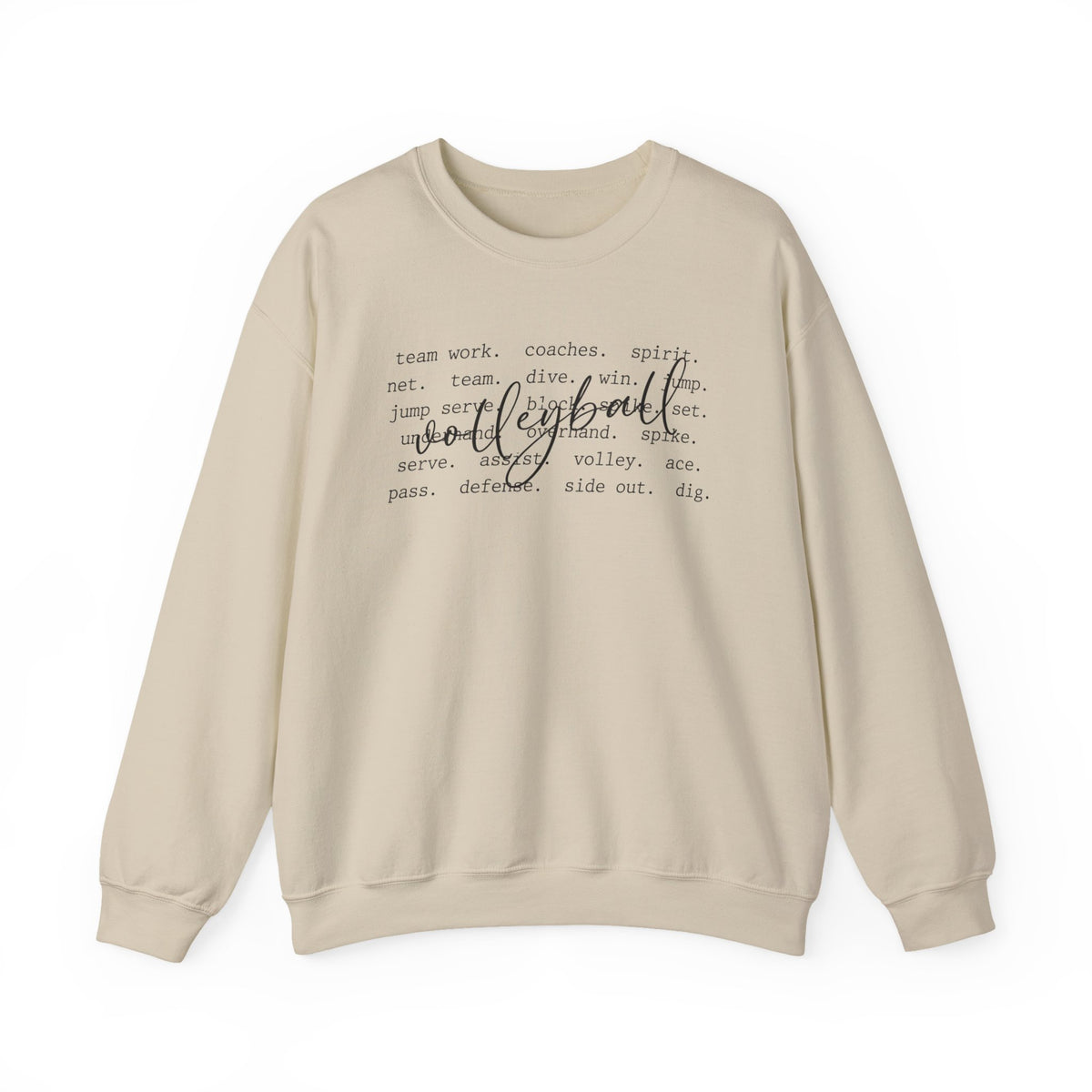 Aesthetic Volleyball Sweatshirt,Team Work Hoodie, Volleyball Lover Shirt, Trendy Game Day Gift, Volleyball Mom Shirt, Volleybal Season Shirt
