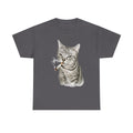 Vintage Smoking Cat Meme Shirt,Cigarette Cat Shirt,Stupid Brainrot Cat Tee,Gen Z Joke Shirt,Cat Lover Gift,Funny Kitty Tee,Cool Cat Tee