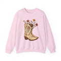 Western Sweatshirt, Cowboy Boots Tshirt, Western Rodeo Shirt, Retro Cowgirl Crewneck, Ranch Girl Outfit, Floral Cowboy Boots Tee, Rodeo Gift
