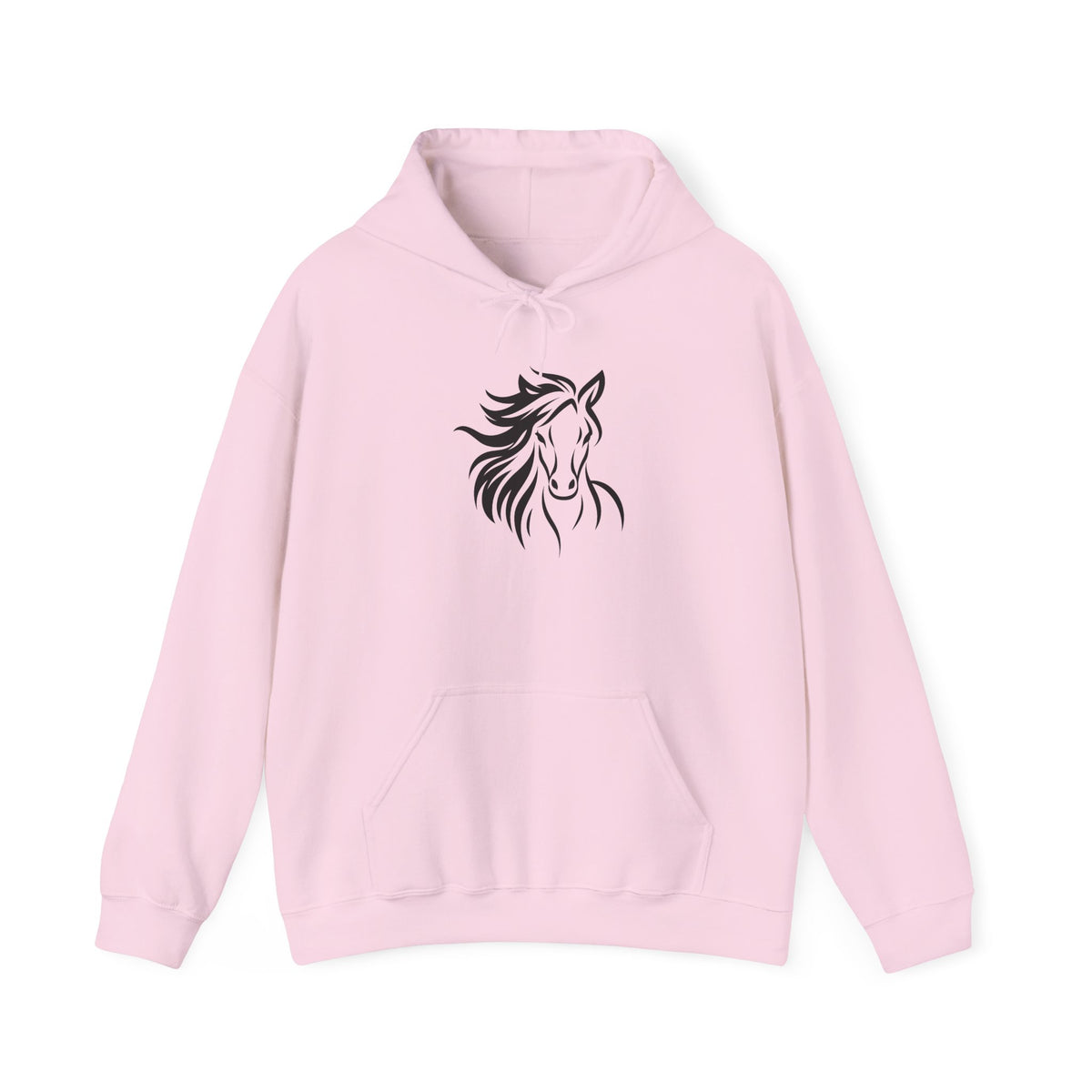Horse Silhouette Hoodie: Equestrian Gift