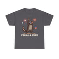 Feral & Free Raccoon Shirt, American Feral Shirt, Patriotic Shirt, Independence Day Gift, USA Shirt