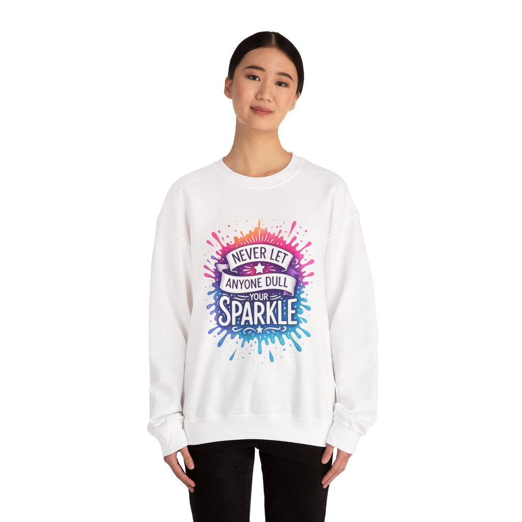 Never Let Anyone Dull Your Sparkle Svg, Inspirational Sublimation Design, T-Shirt Svg, Sweatshirt Design, Colorful Svg, Digital Download Png