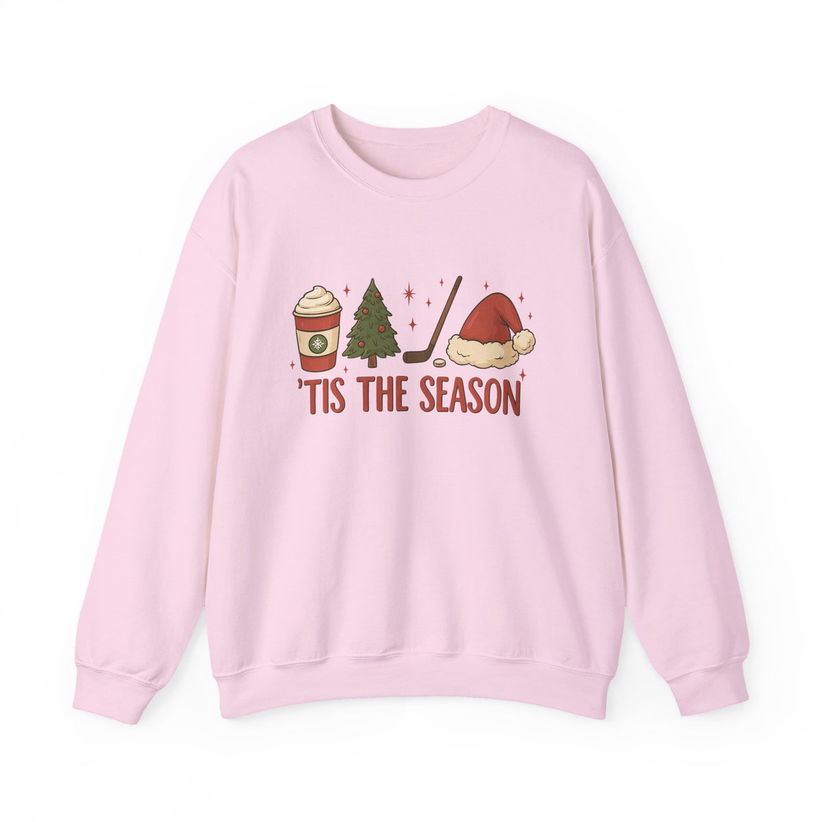Tis The Season Hockey Shirt, Winter Hockey Sweatshirt, Christmas Sports Shirt, Holiday Hockey Apparel Cozy Hockey Hoodie, Christmas Hockey