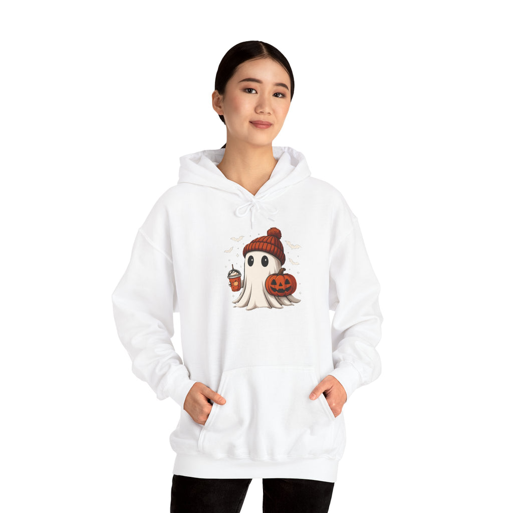 Cute Ghost Hoodie, Halloween Ghost Hoodie, Womens Halloween Hoodie, Cute Fall Hoodie, Spooky Season Hoodie, Pumpkin Season, Halloween Gift