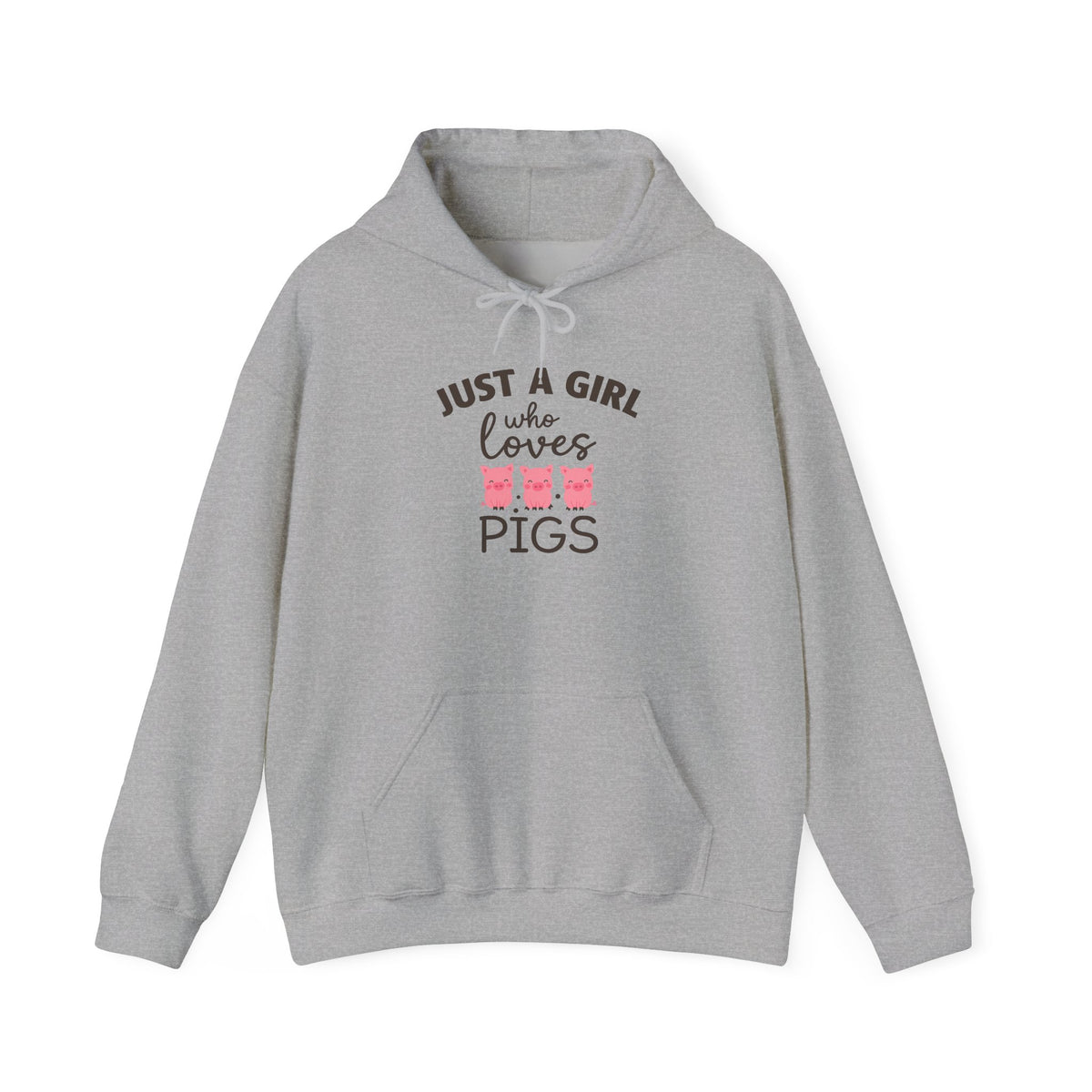 Cute pigs graphic, Just a Girl who loves pigs hoodie | animal lovers pigs hoodie | pigs hoodie for girls | cute animal lover gift top