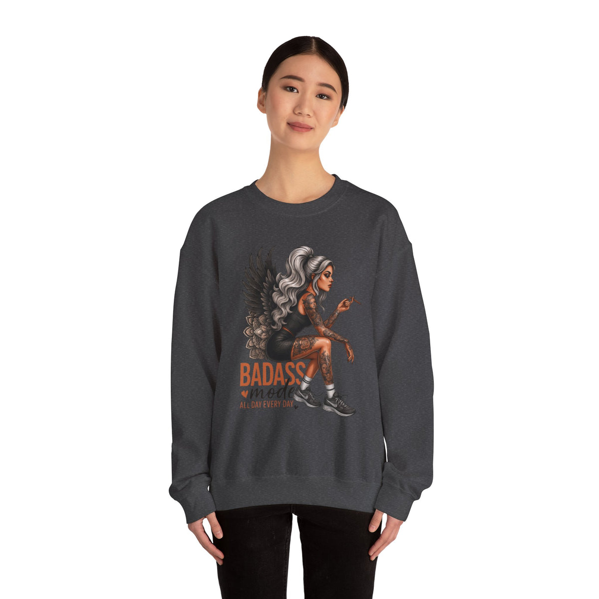 Badass Mode PNG, Funny Png, Sarcastic Png, Sarcasm Png, Sassy Png, Tattoo Woman, Funny Adult, Snarky, Sublimation Designs, Digital Download