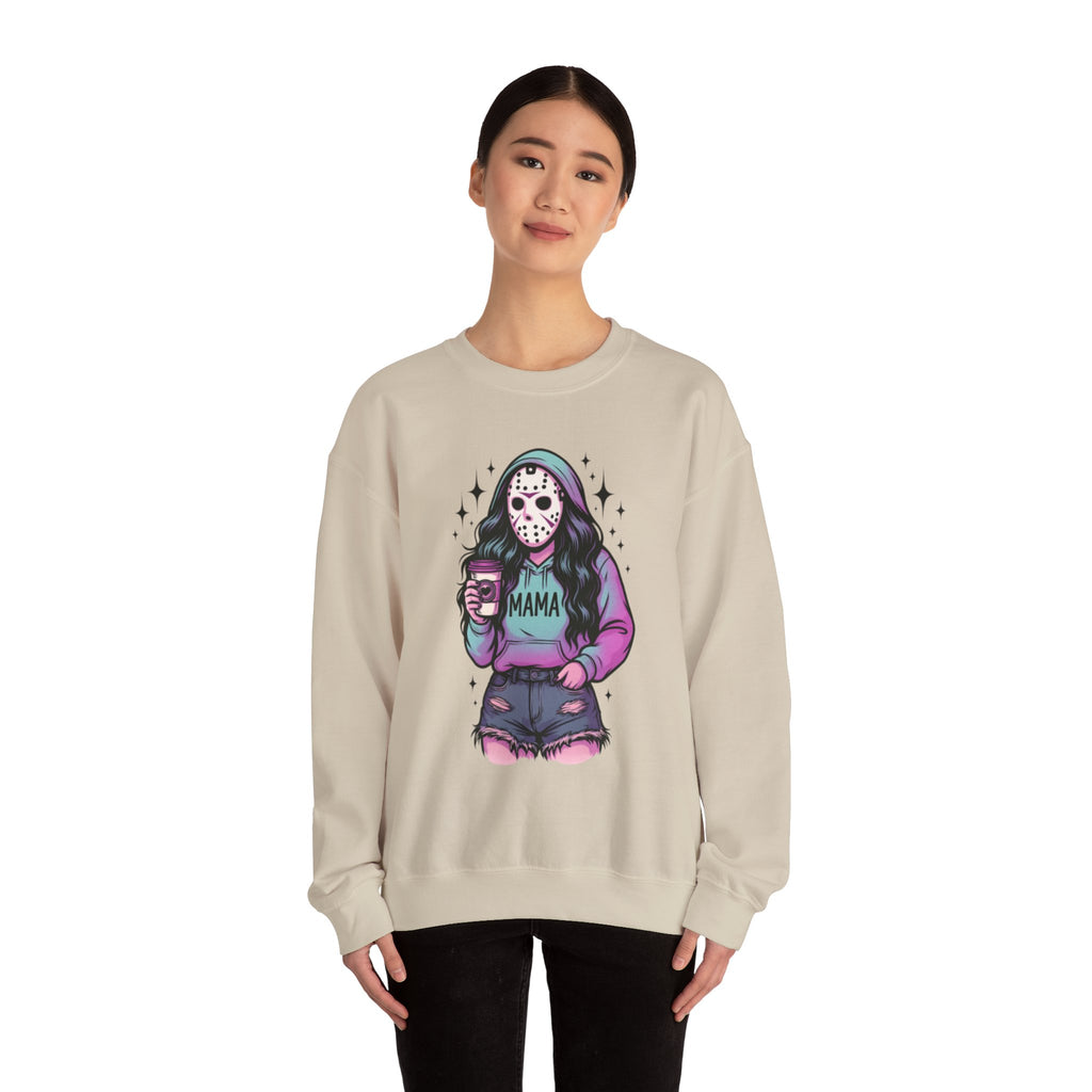 Halloween Horror Mama Sweatshirt, Trendy Custom Spooky Mama Hoodie, Family Spooky Season Sweaters, Killer Halloween Hooded, Women Halloween