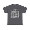 Easily Distracted By Plants Shirt, Plant Love Shirt, Plant Lover Gift, Plant Lover Tee, Unisex Jersey Short Sleeve Tee, Gardening Shirt