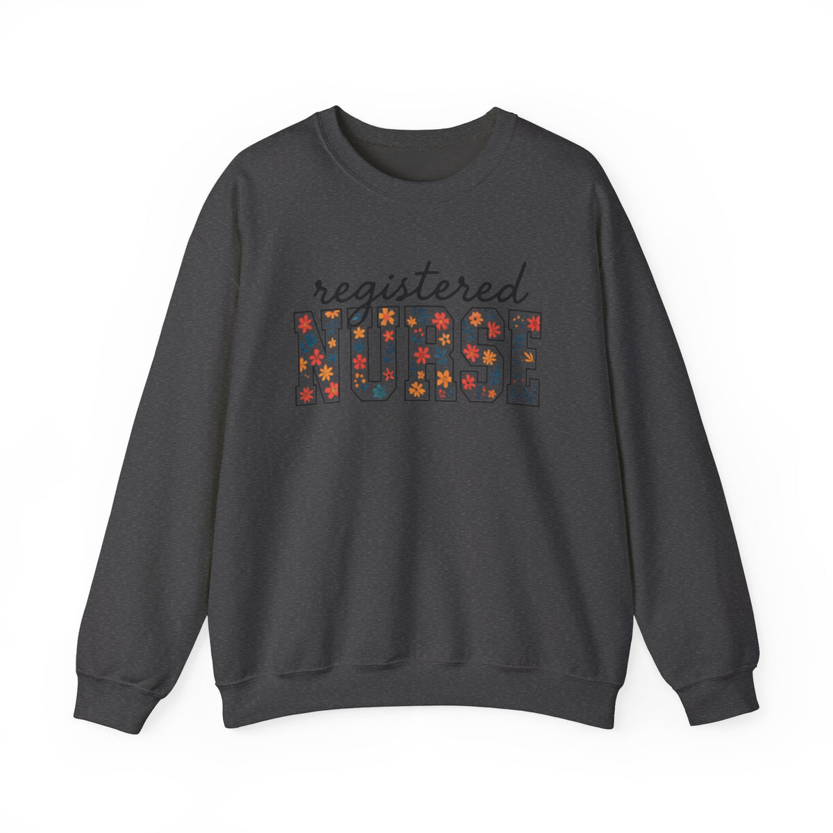 Floral Registered Nurse Sweatshirt, RN Shirt, Nurse Gift For Nursing Student Grad Gift For Registered Nurse Sweater, Floral RN Sweater