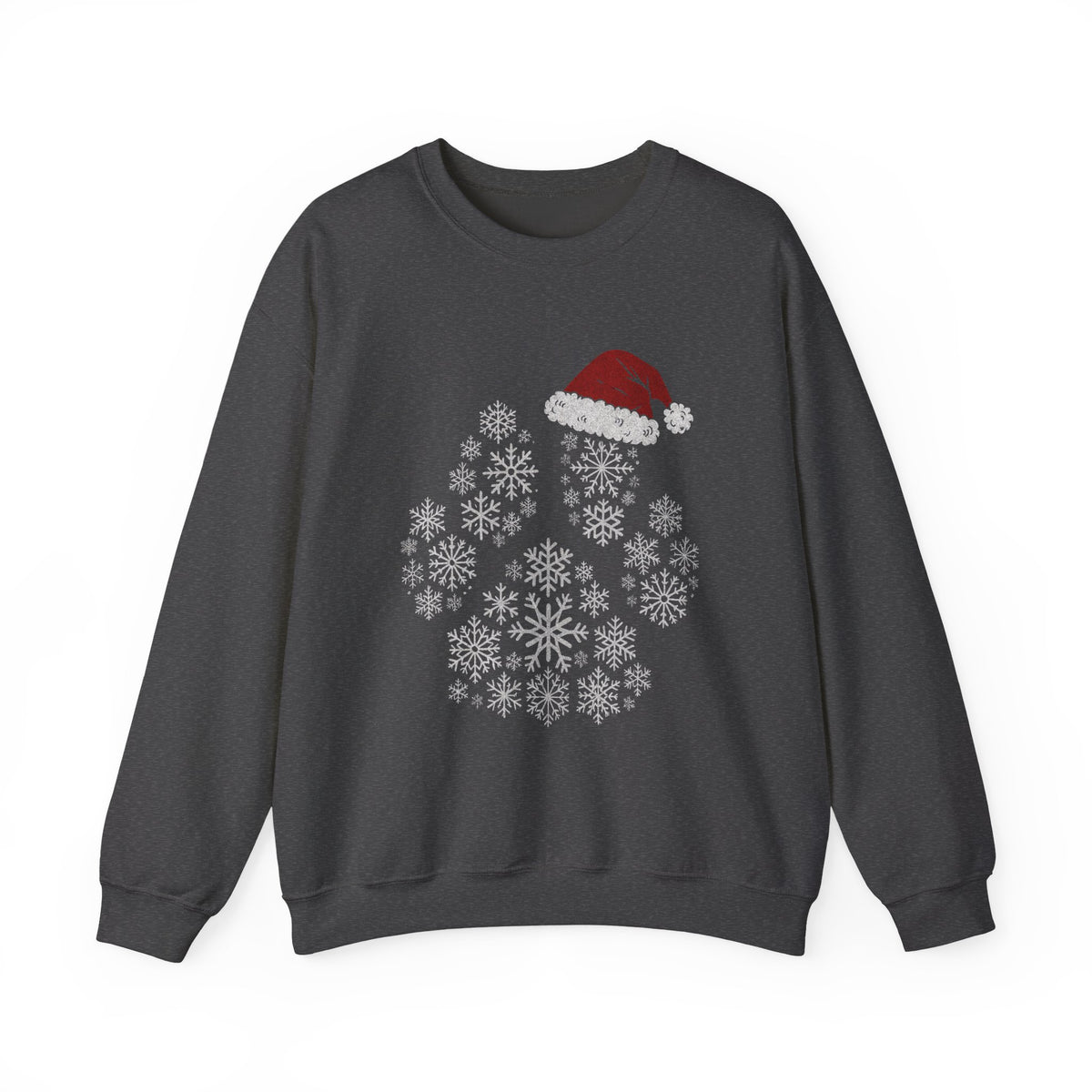 Christmas Dog Paw Shirt: Santa Hat Pet Owner Gift