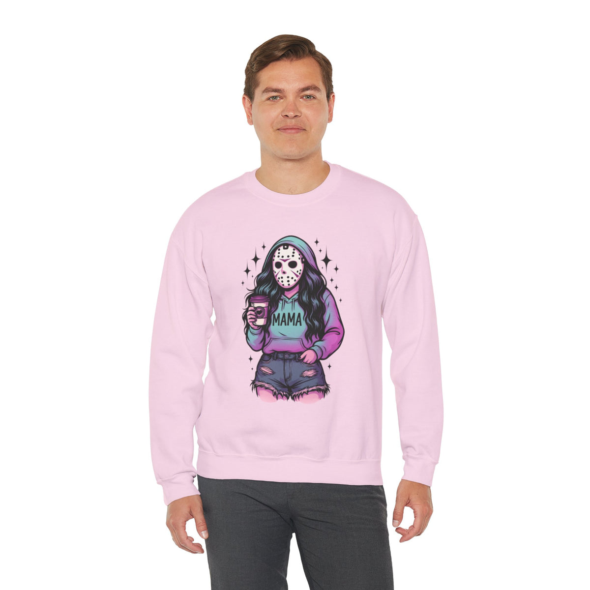 Halloween Horror Mama Sweatshirt, Trendy Custom Spooky Mama Hoodie, Family Spooky Season Sweaters, Killer Halloween Hooded, Women Halloween