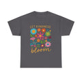 Let Kindness Bloom Shirt, Boho Floral Shirt, Mental Health Shirt, Wildflower graphic tee, Be Kind shirt, Kindness Gifts, Floral Kindness Tee