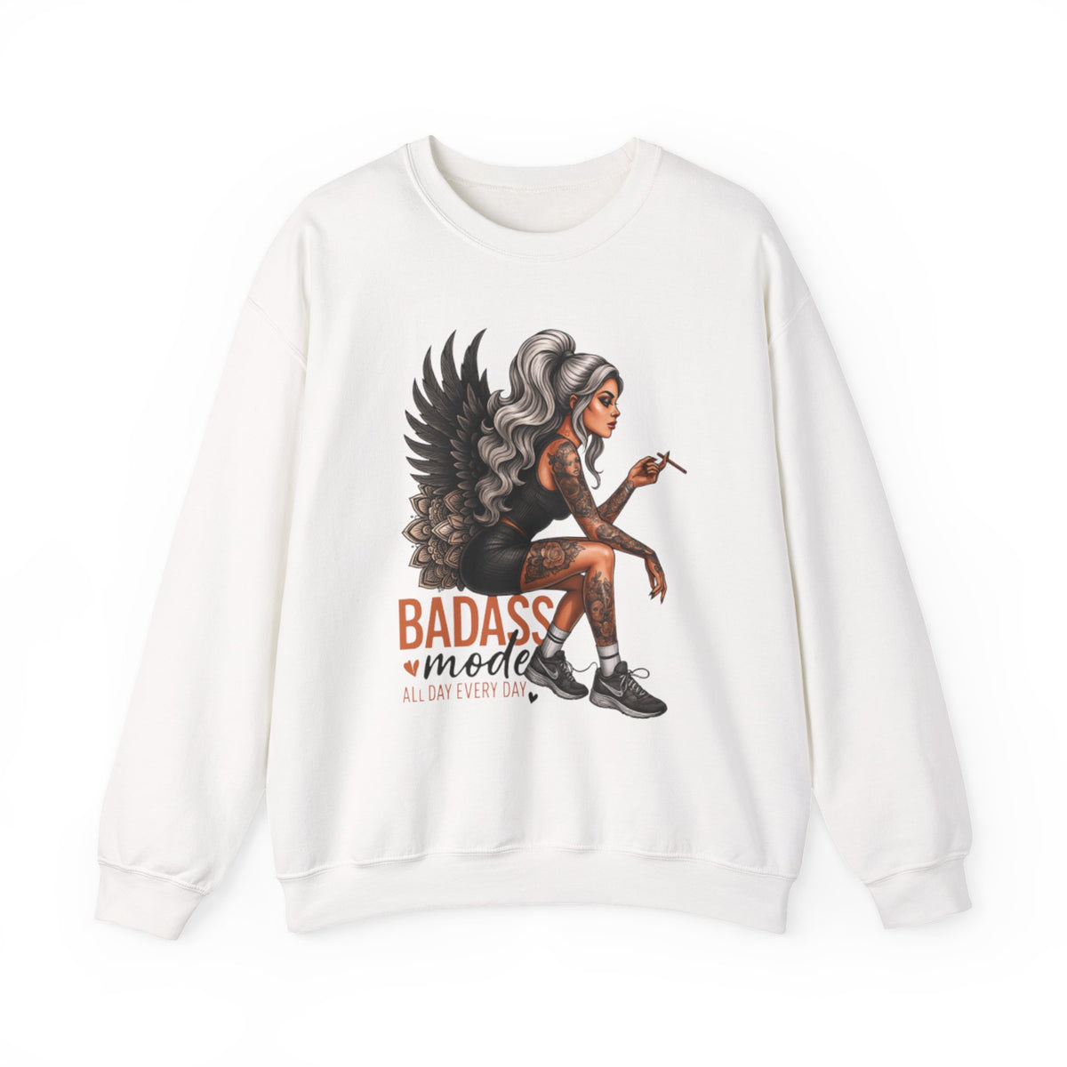 Badass Mode PNG, Funny Png, Sarcastic Png, Sarcasm Png, Sassy Png, Tattoo Woman, Funny Adult, Snarky, Sublimation Designs, Digital Download