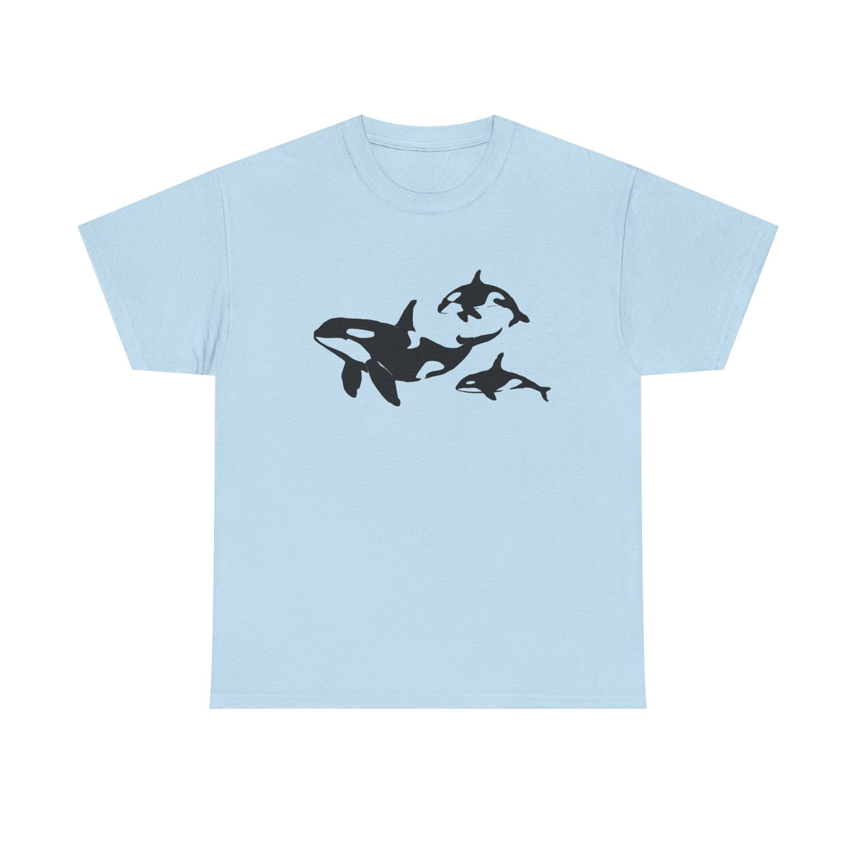 Time to Orcanize T-Shirt - Cute Orca Pod Design - Eco-Friendly Ocean Lover Tee