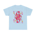 Queen Shirt, Hearts T Shirt, Playing Card Shirt, Valentines Day, Playing Cards Top, Hearts TShirt, Cute Valentine Top, Heart Queen T-Shirt